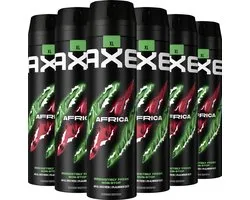 AXE - Deodorant Bodyspray - Africa - 6 x 200 ml - Voordeelverpakking