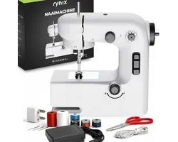Naaimachine - LED Verlichting - Sewing Machine - Lichtgewicht - Hobby & Creatief - Naaien machine met Voetpedaal - incl. Accessoires