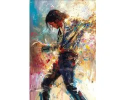 Affiche Michael Jackson | Musique Affiche | Chanteur Poster | Pop affiche | Légende de la musique Poster | Superstar Poster | 61x91cm | Décoration murale | Affiche murale | Convient pour l'encadrement