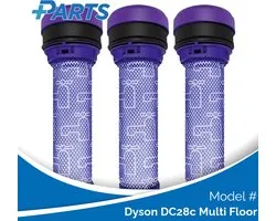 Dyson DC28c Multi Floor Filter Set de Plus.Parts® adapté à Dyson - 3 pièces