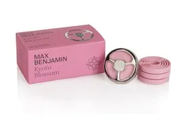 Max Benjamin Autoparfum met 4 Navullingen Cadeauset - Kyoto Blossom