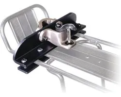 Pièce de remorque de vélo Burley Travoy Attelage Rackmount derrière le support de montage - NOIR