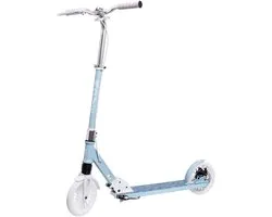 Vouwstep - Move 200 Disc - Retro Blauw - Plooibaar - In de hoogte verstelbaar - Kinderen en Volwassenen (8+)