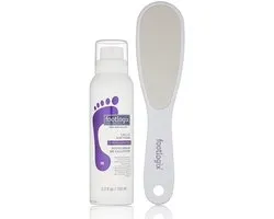 Footlogix - Ultimate At Home Foot Soins Combo - Kit d'élimination des callosités - Soins des pieds - Pieds mous - Hyperkérastose - Fissures - Rhagades - Cors - Lime + 100 ml
