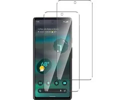 Screenprotector geschikt voor Google Pixel 6A Screenprotector Gehard Glas - Screenprotector geschikt voor Google Pixel 6A ScreenprotectorTempered Glass - 2 Stuks