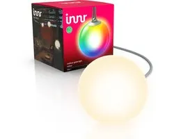 Innr Smart Outdoor Globe Light Color, extension (nécessite un jeu complet), 19cm RGBW LED Smart Outdoor Light, IP65, dimmable, 1-Pack