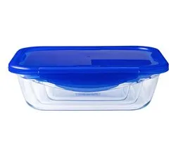 Bol Pyrex Cook & Go - Verre Borosilicate - Set de 7 Pièces - Transparent