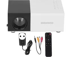 1080P Draagbare Mini-projector met Ingebouwde Luidsprekers - Multimedia Home Theatre Filmprojector - Compatibel met Smartphone en Laptop