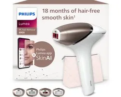 Philips Lumea IPL 9900 ontharingsapparaat met AI-analyse
