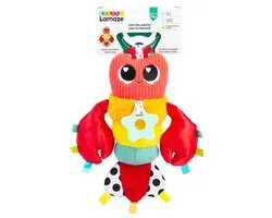 Lamaze speelgoed Liam de kreeft Clip & Go sensorisch baby speeltje.