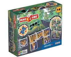Geomag MagiCube Jungle Animals Junior - Magnetische Bouwblokken - 9-delig - Vanaf 1 jaar