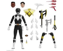 Mighty Morphin Power Rangers Ultimates Action Figure Black Ranger 18 cm