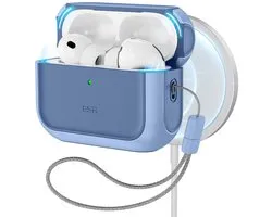Étui ESR compatible avec les Apple AirPods Pro 3 (2025) - Étui hybride Orbit HaloLock - Compatible MagSafe - Blauw