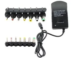 Geschikt voor Verstelbare adapter, AC 220V naar DC 3V 4.5V 6V 7.5V 9V 12V Multi-Voltage Voeding Lader, EU Converter, 7 30W Adapter Plug