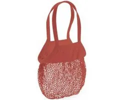 Sac d'épicerie Filet Cotton Bio ( Rouille Oranje )