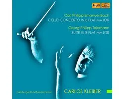 Hamburger Rundfunkorchester, Carlos Kleiber - C.P.E. Bach: Cello Concerto | Telemann: Suite In B Flat Major (CD)