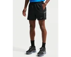 NIKE miler men's dri-fit 5i brief-l - Short running heren - Zwart