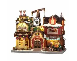 Lemax - Holly Jolly Chocolatier & Mrs. Claus Coffee Shop - Animation