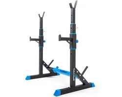THUNDER CARMI Verstelbare Haltersteunen – Squat Rack voor Home Gym en Bench Press – Belastbaar tot 200 kg – Compacte Fitness Standaard voor Krachttraining