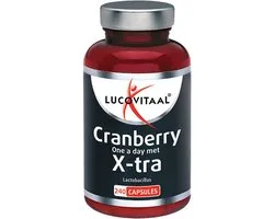 Lucovitaal Cranberry met X-tra Lactobacillus 240 capsules MAXI POT