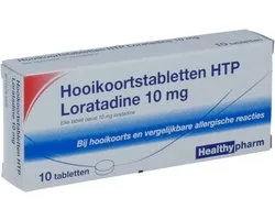 Healthypharm Hooikoortstabletten HTP Loratadine 10 mg - 10 tabletten