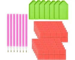 Ywchoshe 124 stuks accessoires voor diamond painting