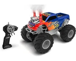 Revolt RC Monster Truck - Pick-Up Inferno Truck télécommandé - Syma Auto - Rechargeable par USB - Avec son réaliste et effet de fumée