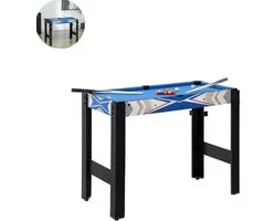 Table de billard - Table de billard pour la maison - Table de billard pool - Pliable, Hauteur réglable - Driehoek - 2 queues - 16 boules - Blauw