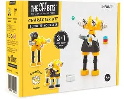The Offbits Bouwpakket Character Kit 3-in-1 Infobit Geel