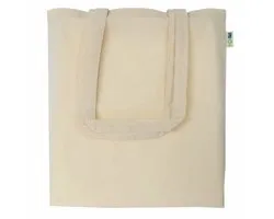20 pièces Cabas en coton OEKO-TEX avec anses longues Ecru