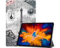 3-Vouw sleepcover hoes - Geschikt voor Lenovo Tab P11 Pro - Eiffeltoren