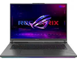 ASUS ROG Strix G18 G814PP-S9006W AMD Ryzen™ 9 8940HX Ordinateur portable 45,7 cm (18") WQXGA 16 Go DDR5-SDRAM 1 To SSD NVIDIA GeForce RTX 5070 GPU pour ordinateur portable Wi-Fi 6E (802.11ax) Windows 11 Home Néerlandais Gris