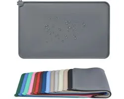 Waterdichte antislip voer- en drinkmat voor honden en katten