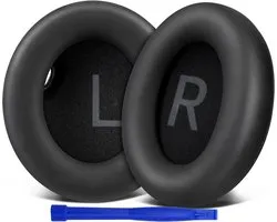 Coussinets Auriculaires de Remplacement pour Casque Anker Soundcore Space One - Cuir Protéique Doux et Mousse Isolante Acoustique