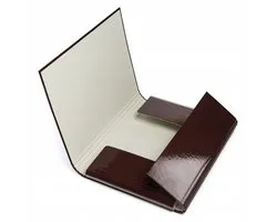 Vaupe 310 Map met Elastiek - A4, Chocoladebruin, 40mm Vloerkleed