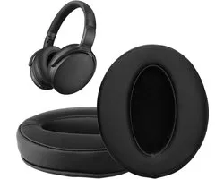 kwmobile 2x coussinets d'oreille compatibles avec Sennheiser HD 4.50SE / HD 4.40 BT / HD 4.30G / HD 4.20 S - Coussinets d'oreille pour casque en noir