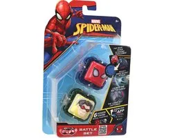 Marvel Spider-Man Battle Cube - Dr Octopus Vs Glowing Spiderman 2 Pack - Battle Set