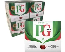 PG Tips - 100% Zwarte Thee - 12 x 80 Zakjes - Normale verpakking