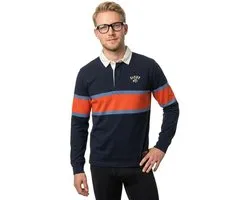 Superdry - Vintage Athletic Stripe Rugby Top - Heren - Tops