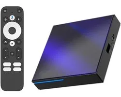 TV Box - Lecteur multimédia - Regarder des films - Android 12.0 - 4 Go 32 Go - Noir
