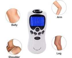 TechU™ Elektrodentherapie Massage – 6 Elektroden Pads – Electro Stimulator voor Hele Lichaam – Ontspannen Spieren en Stimulatie Bloedcirculatie