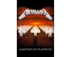 Metallica Poster Textile Master Of Puppets Multicolore