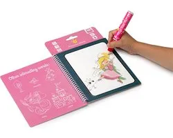 Eurekakids Livre de dessin Magic avec de Water - Boek de gribouillage à Water Unicorn et Princesse - Dessin avec filigrane