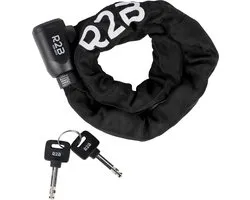 R2B Chaîne antivol ART 2 pour vélos électriques et vélos - Antivol ART2 certifié - Chaîne antivol pour vélo avec deux clés - Accessoires pour vélo.