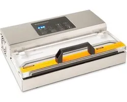 Wartmann WM1506 Elite - Machine sous vide - 100 pcs. Sacs sous vide (20*30cm) - Scelleuse sous vide professionnelle - e-book inclus