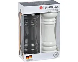 Zassenhaus - Moulin à poivre et sel 18cm Berlin noir/blanc