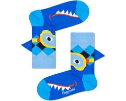 Happy Socks sokken kids shark blauw