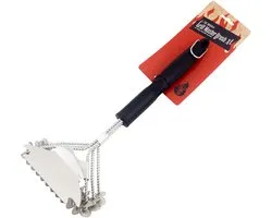 Grill Master Brush XL - Staalborstel voor Barbecue, BBQ - BBQ accessoires - Borstel met Schraper - Schoonmaakborstel - Papa Cadeau Voor Mannen - Vaderdag
