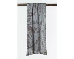 Ayfëe - Italiaanse Sjaal - Kasjmier/Wol - Grijs - Panter print