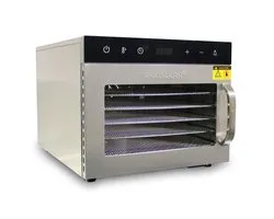 Wartmann 2206 DH voedseldroger, droogoven, dehydrator, RVS, 6-laags.